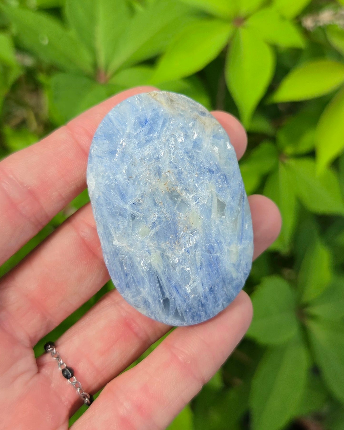 Blue Kyanite Palm Stone
