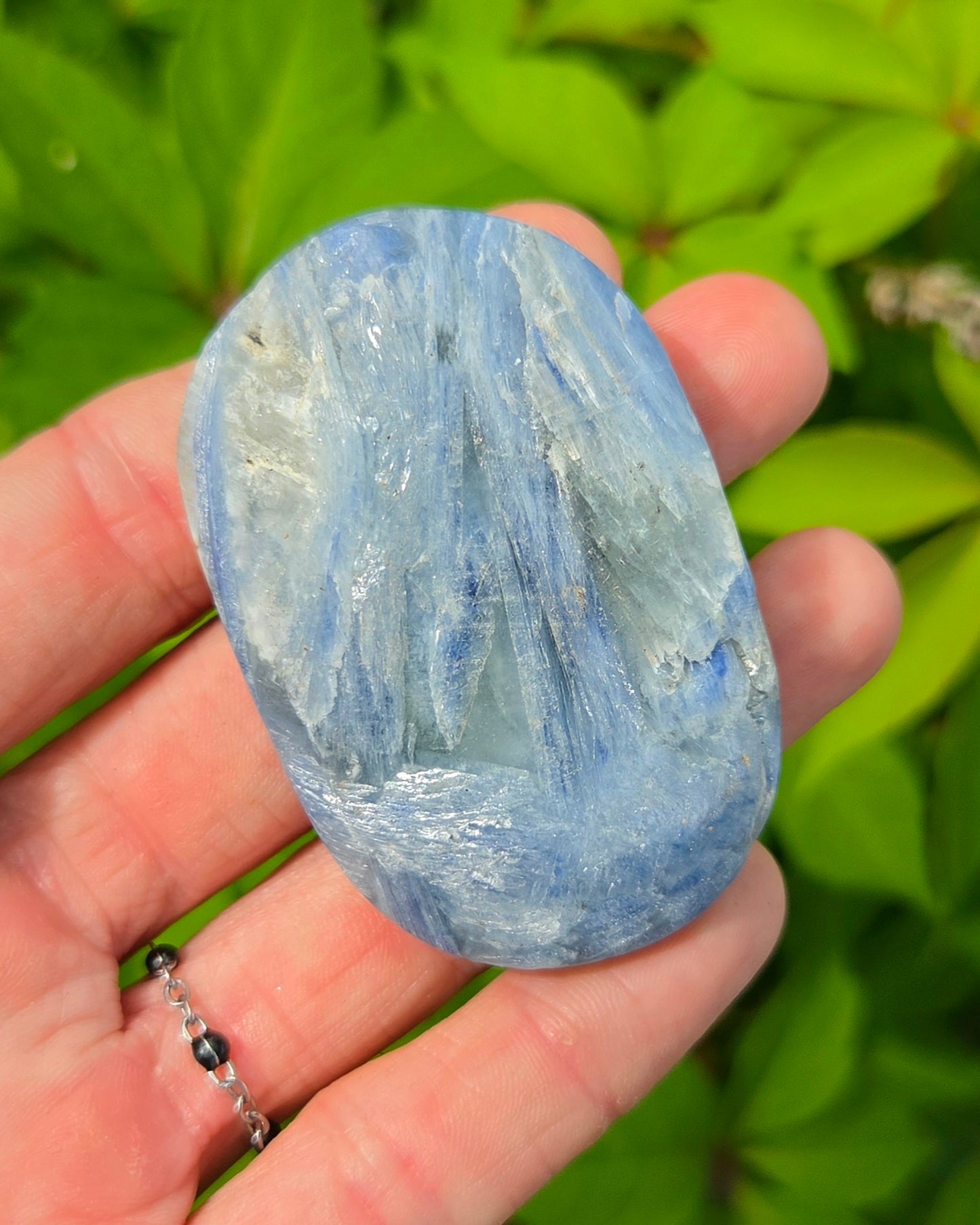 Blue Kyanite Palm Stone