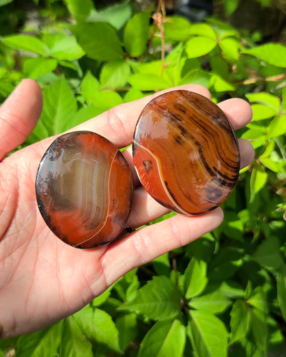 Sardonyx Palm Stone