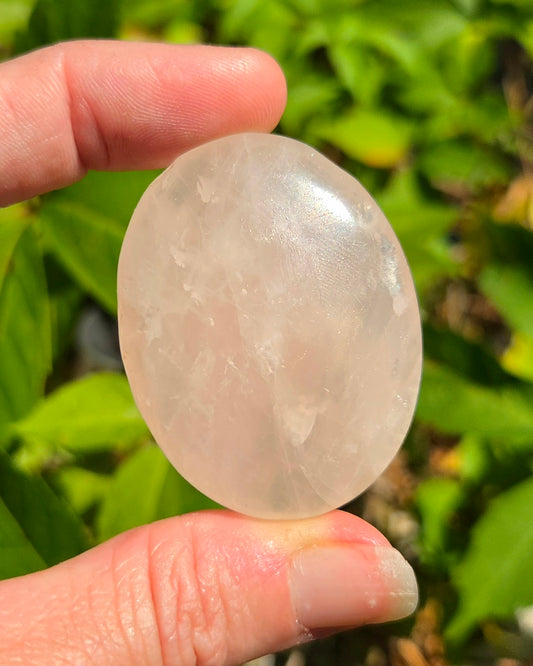 Rose Quartz Palm Stones