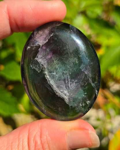 Fluorite Palm Stone