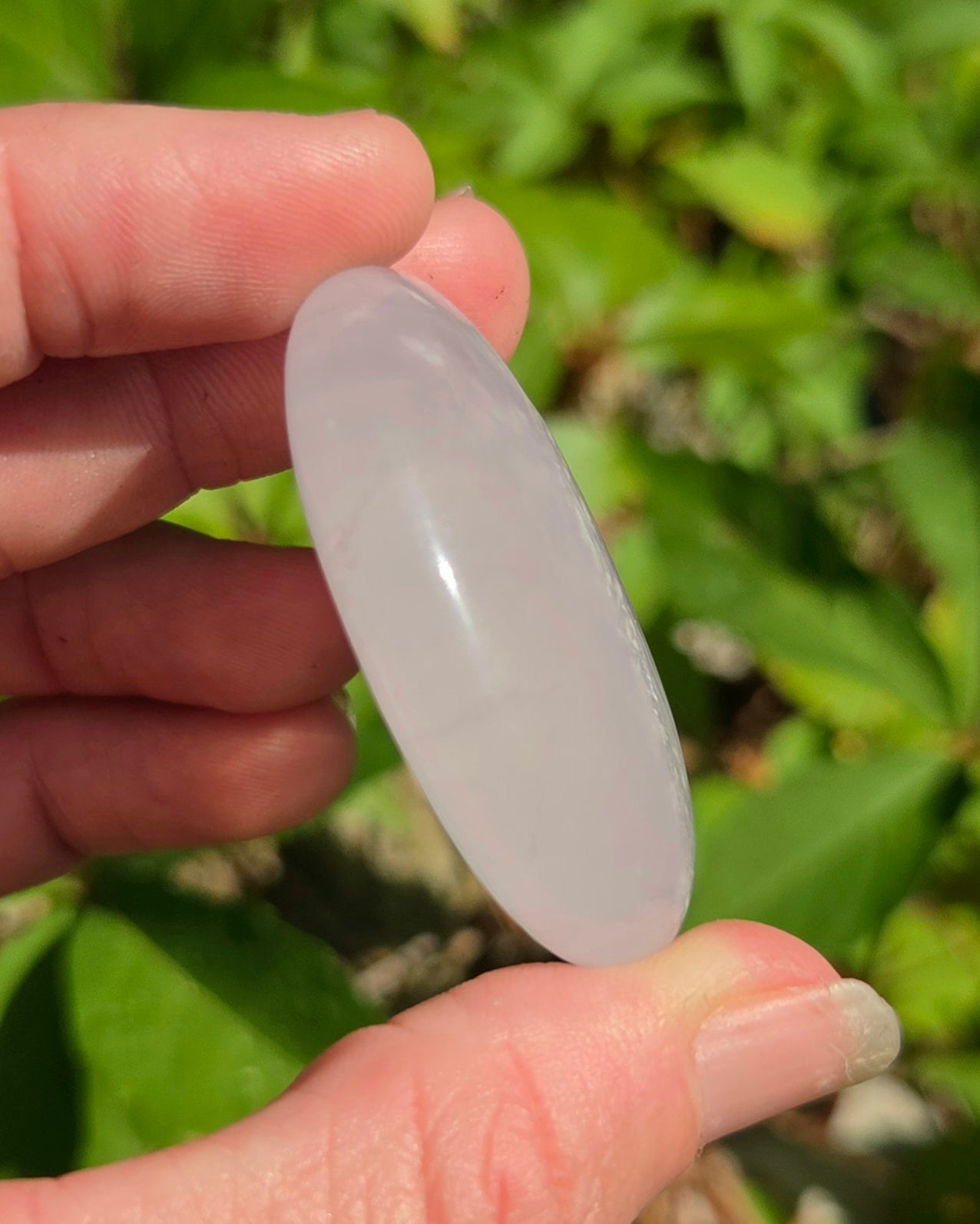 Yttrium aka Lavender Fluorite Palm Stone
