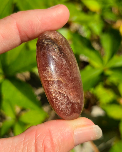 Red Aventurine Palm Stone
