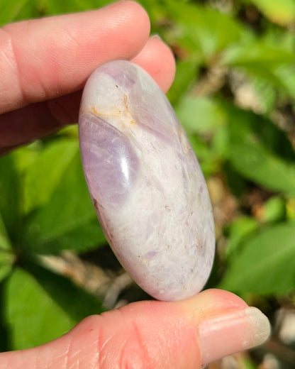 Chevron aka Dream Amethyst Palm Stones