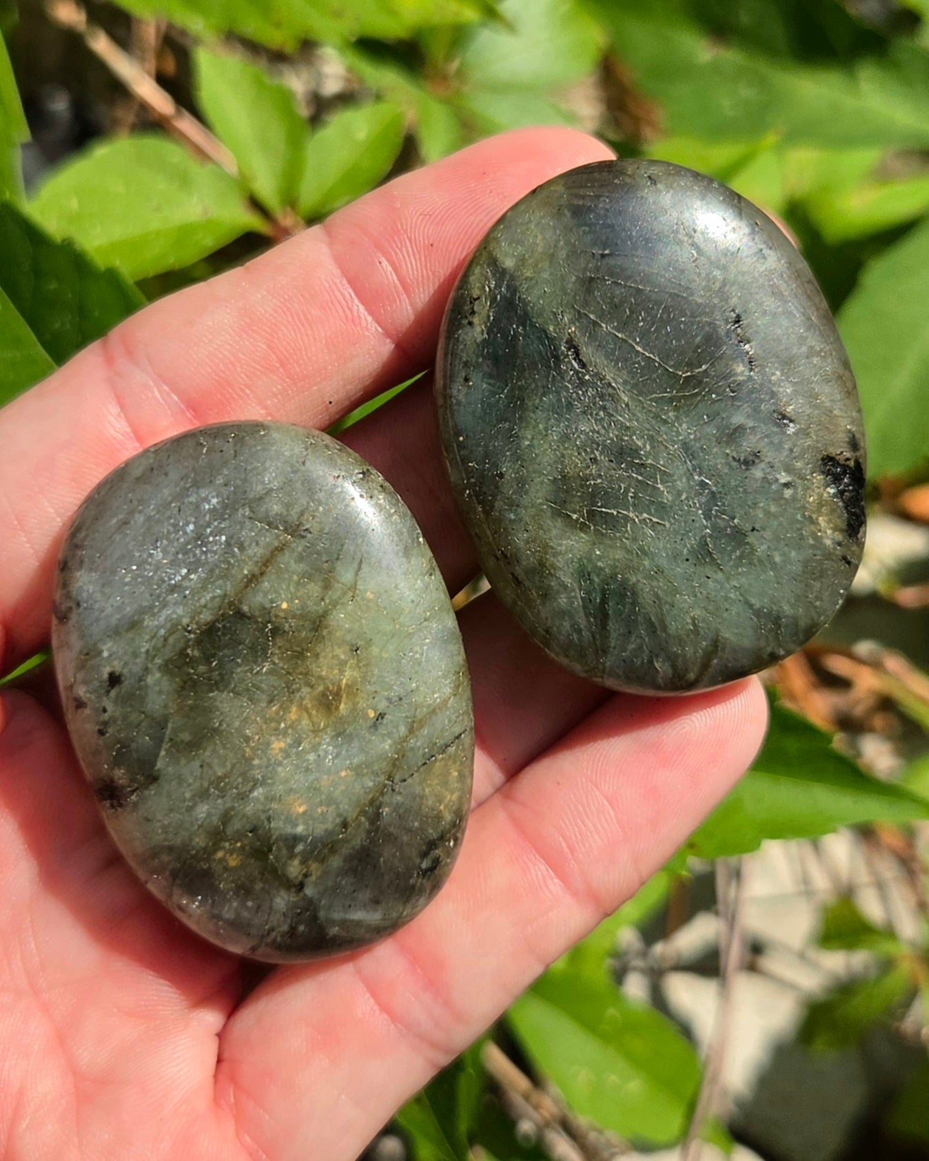 Labradorite Palm Stones