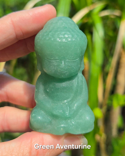 Buddha (Green Aventurine or Rose Quartz)