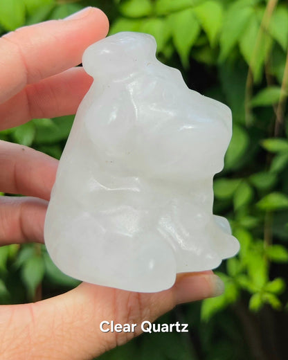 Cows (Orange Calcite, Orchid Calcite, Quartz)