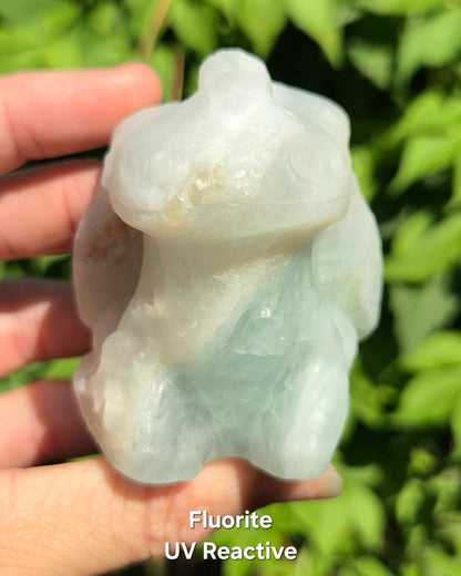 Dragons (Fluorite, Kiwi Jasper, Mookaite Jasper, Orange Calcite, or Serpentine in Pink Aventurine)