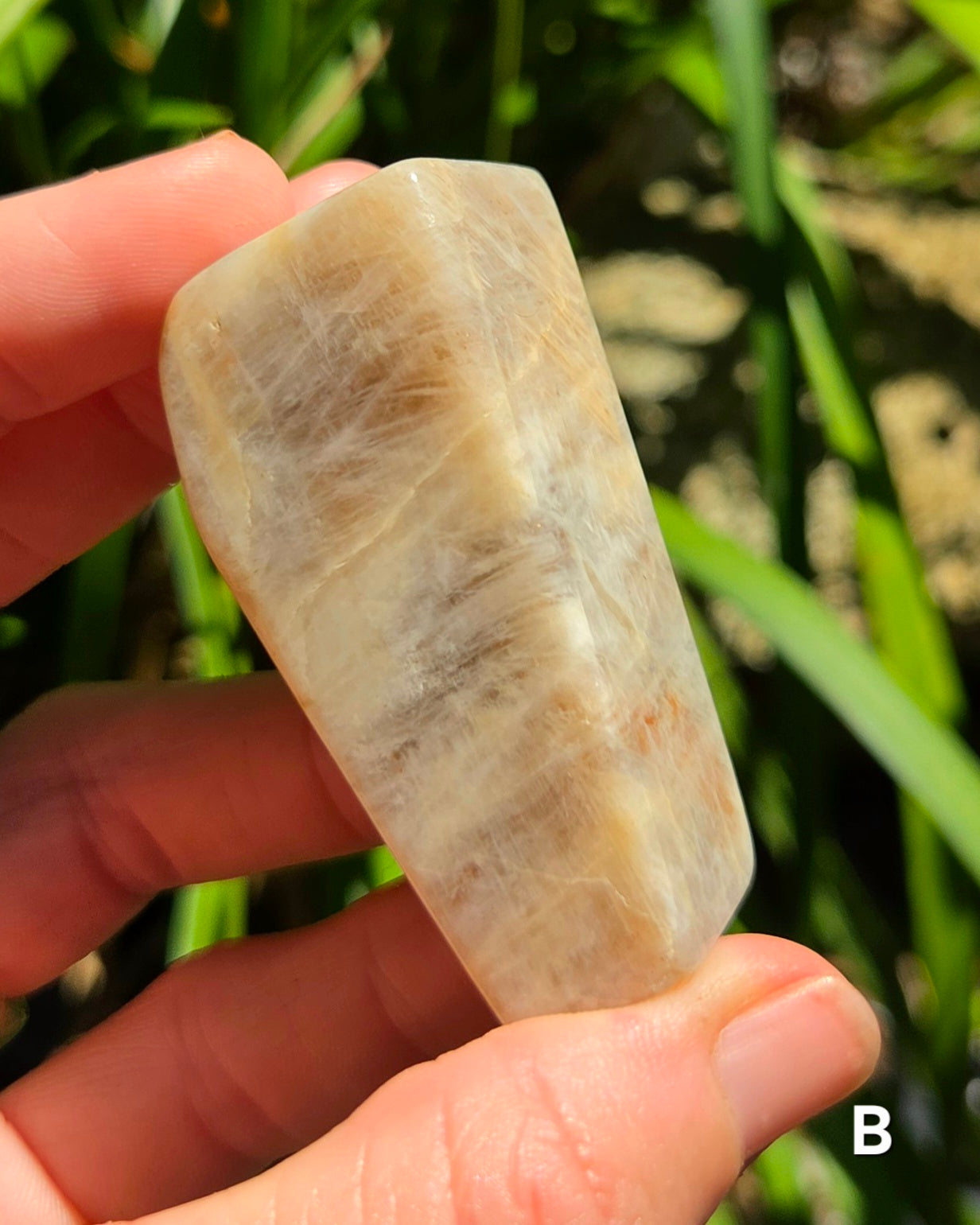 Rainbow Moonstone Angular Freeforms