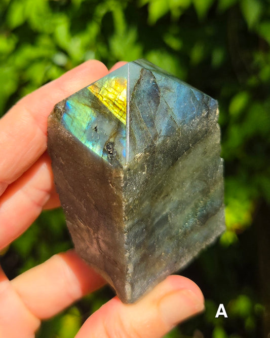Labradorite Top Polished Obelisks