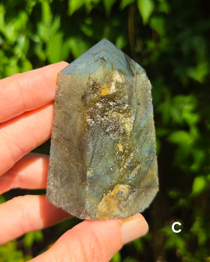 Labradorite Top Polished Obelisks