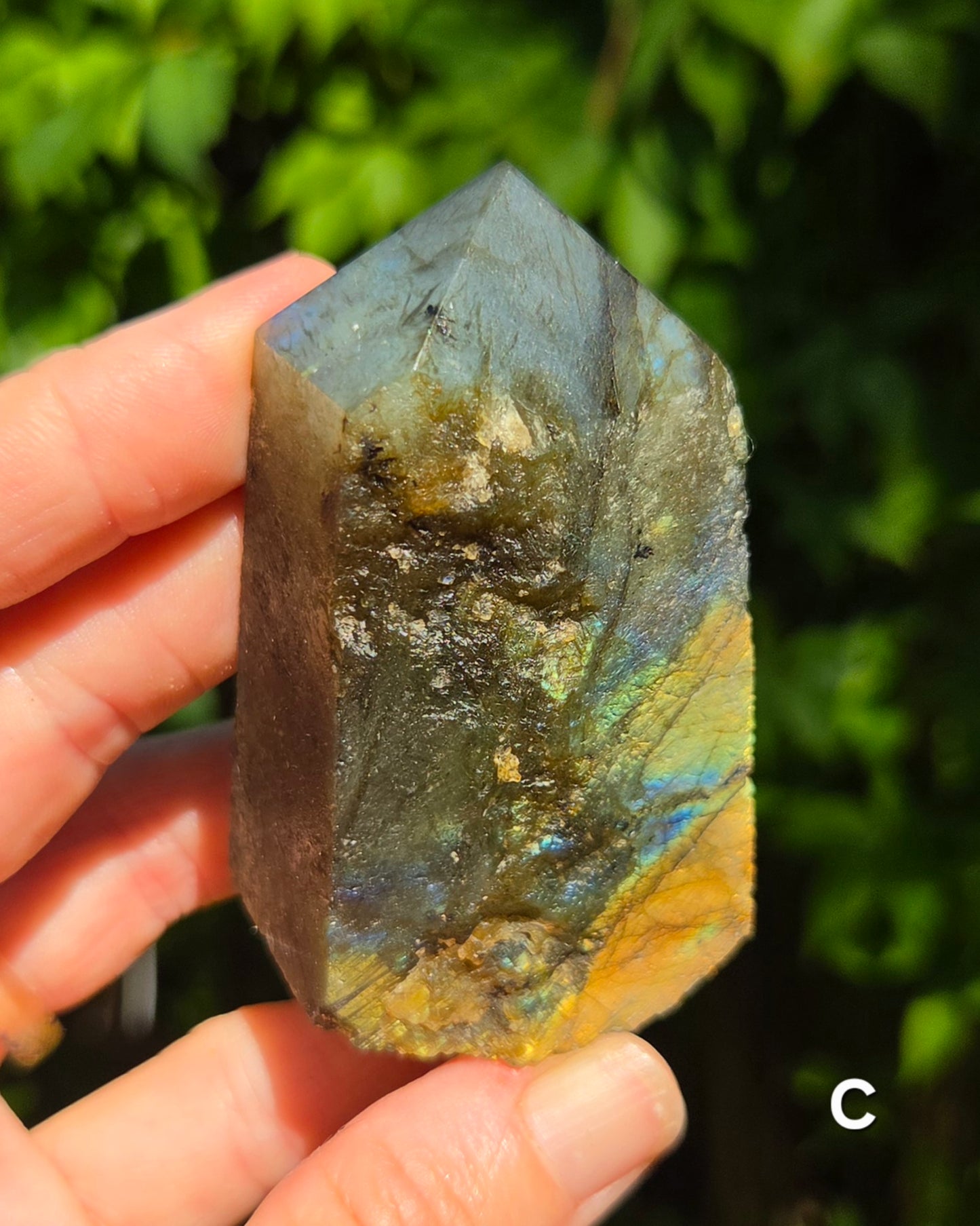 Labradorite Top Polished Obelisks