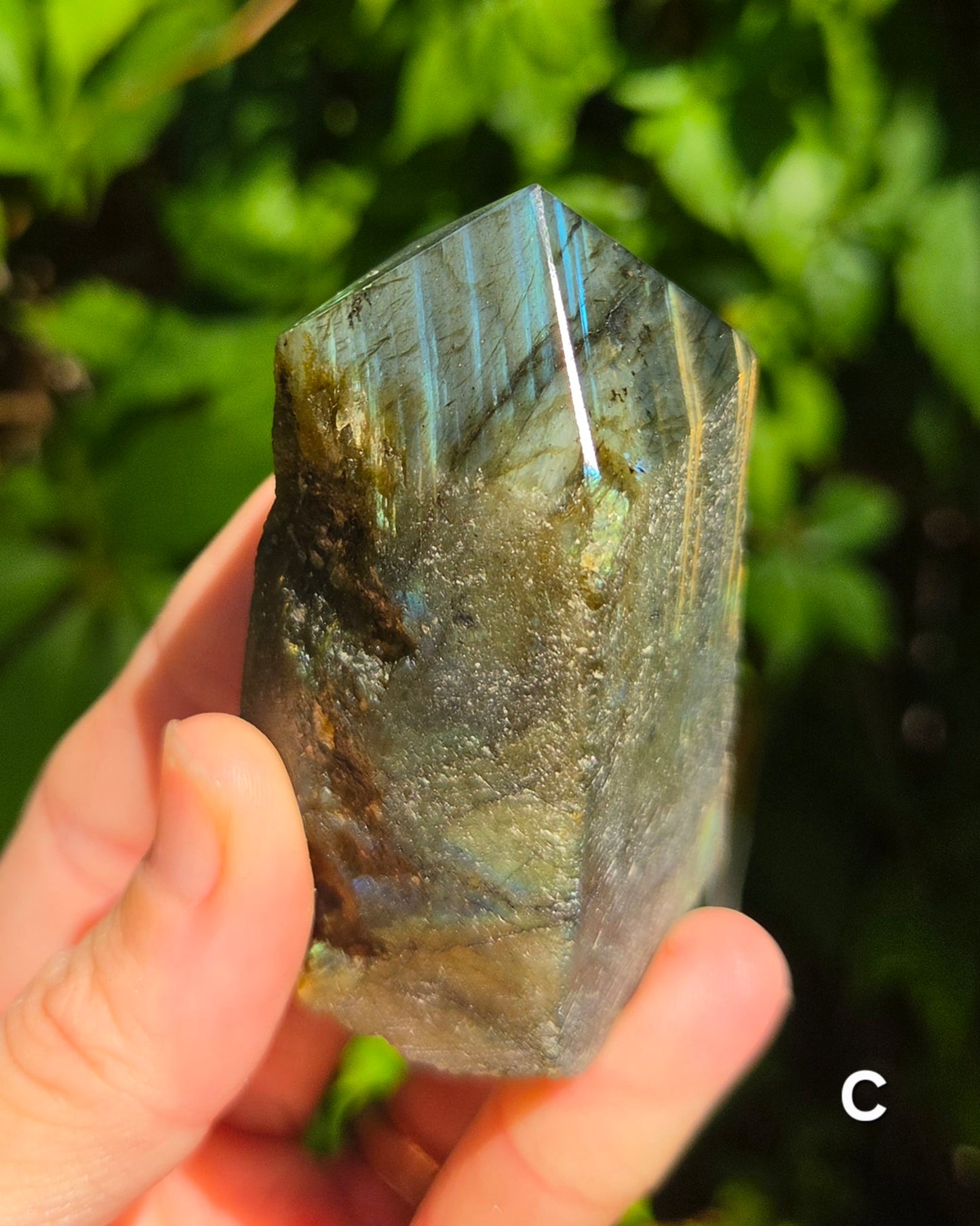 Labradorite Top Polished Obelisks