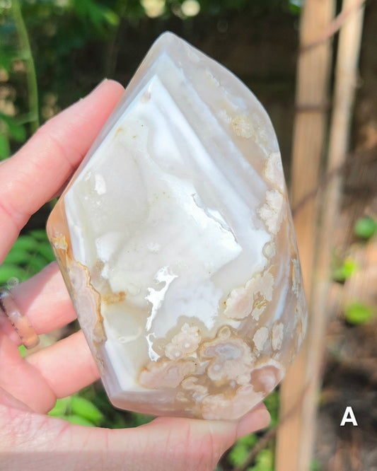 Flower Agate Flames