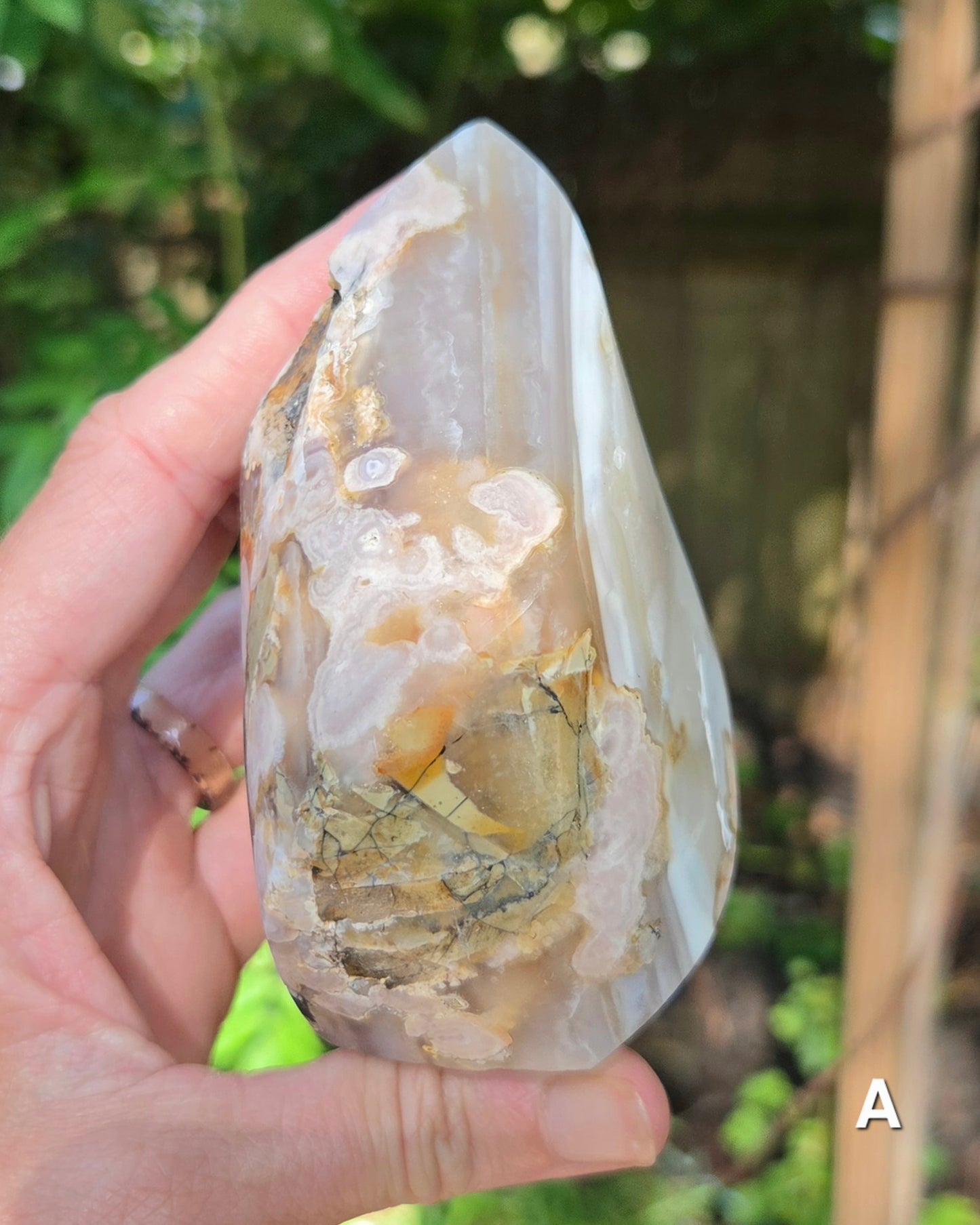 Flower Agate Flames