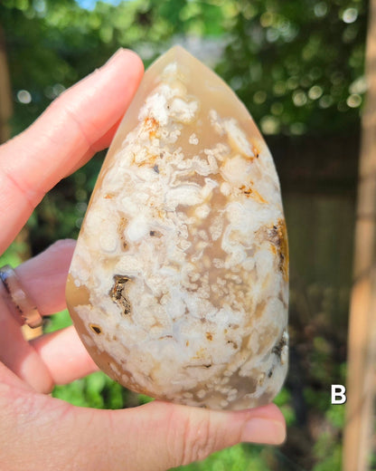 Flower Agate Flames