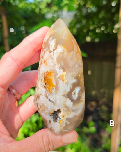 Flower Agate Flames