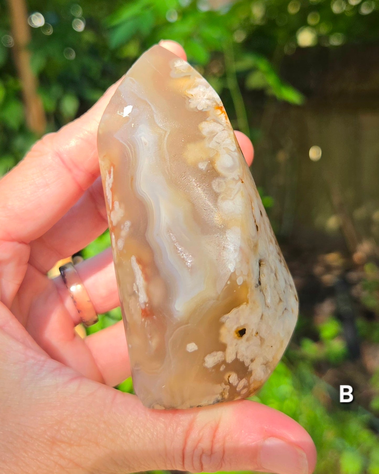 Flower Agate Flames