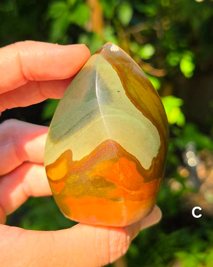 Polychrome Jasper Flames