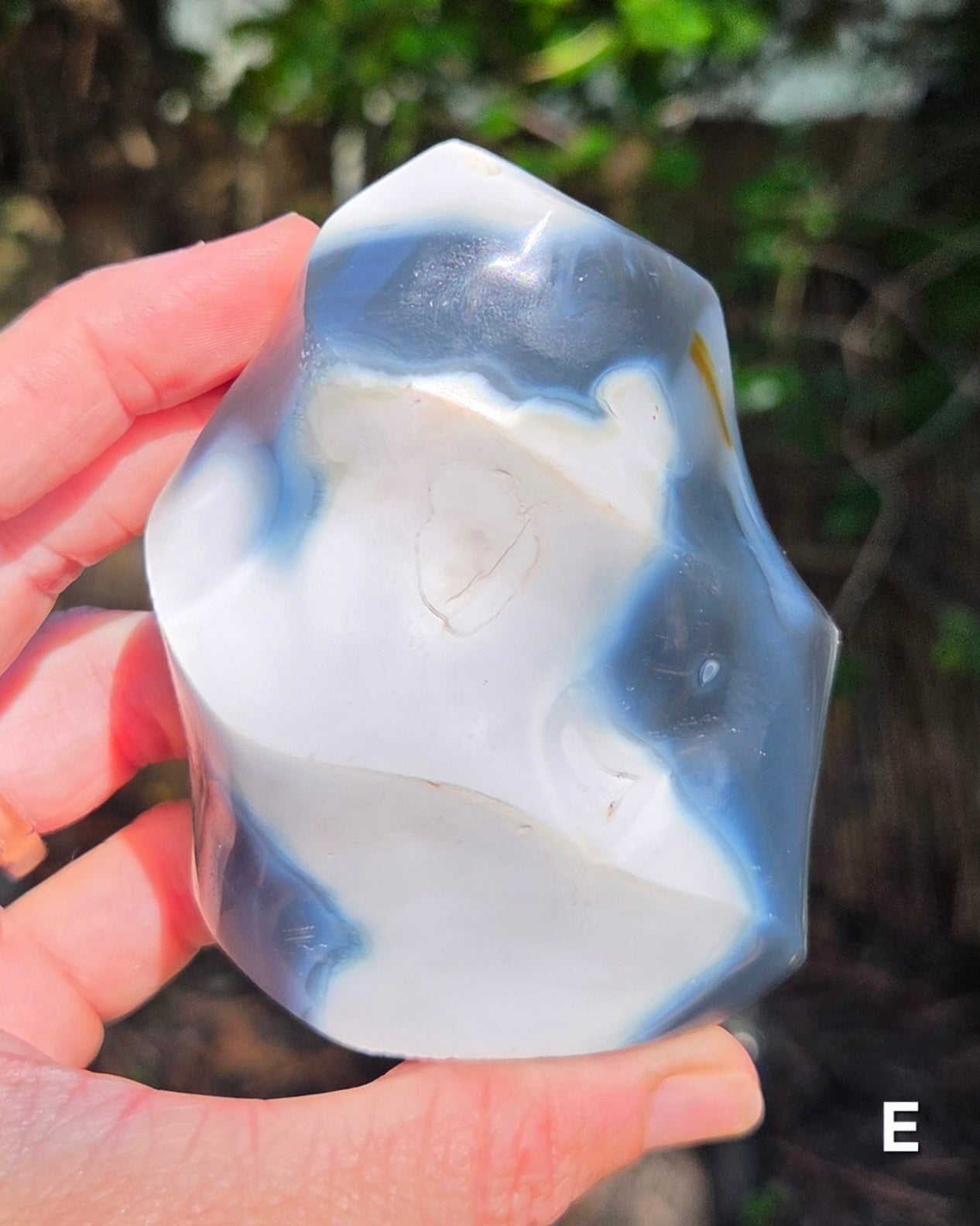 Orca Agate Flames