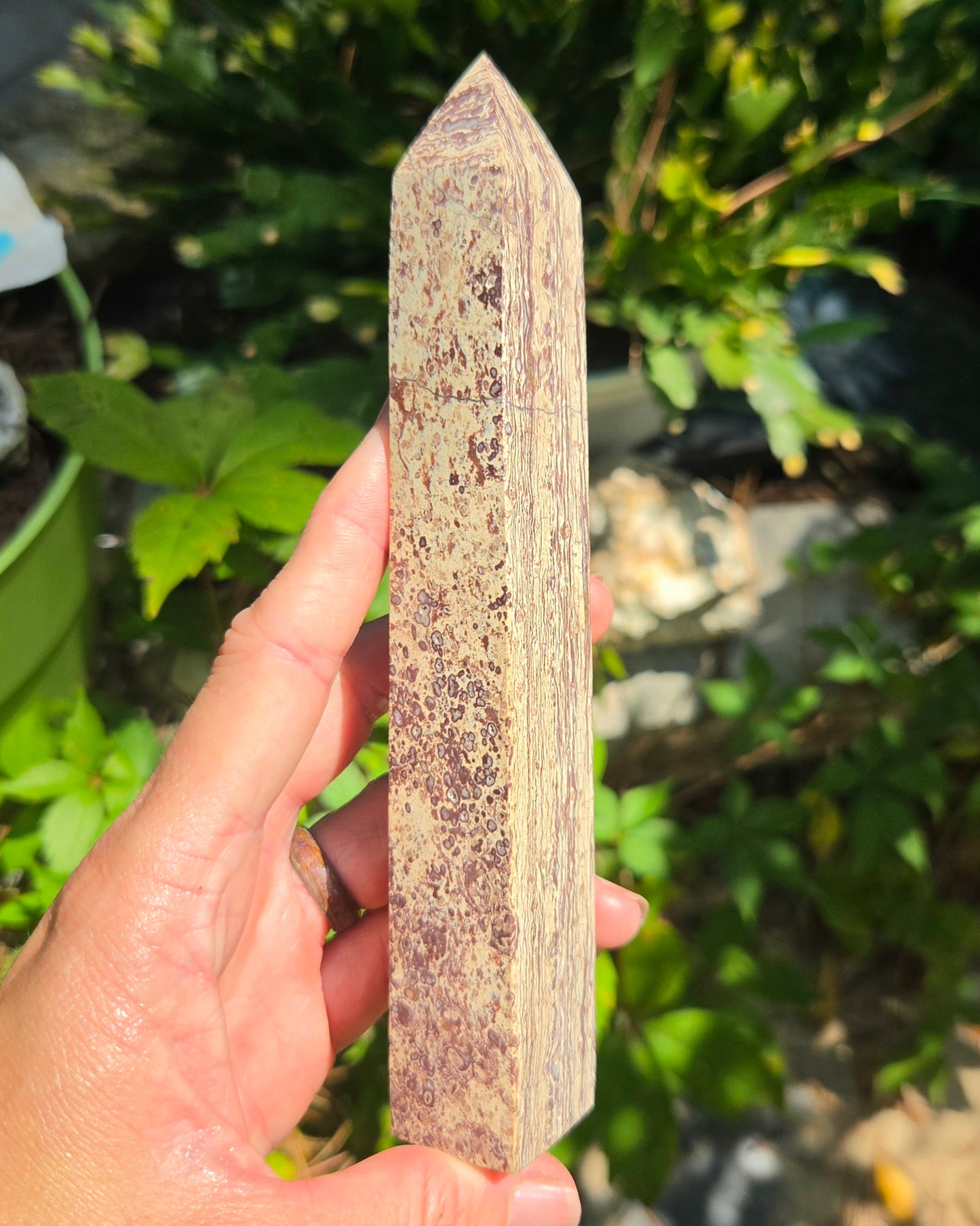Fluorite in Matrix Obelisk