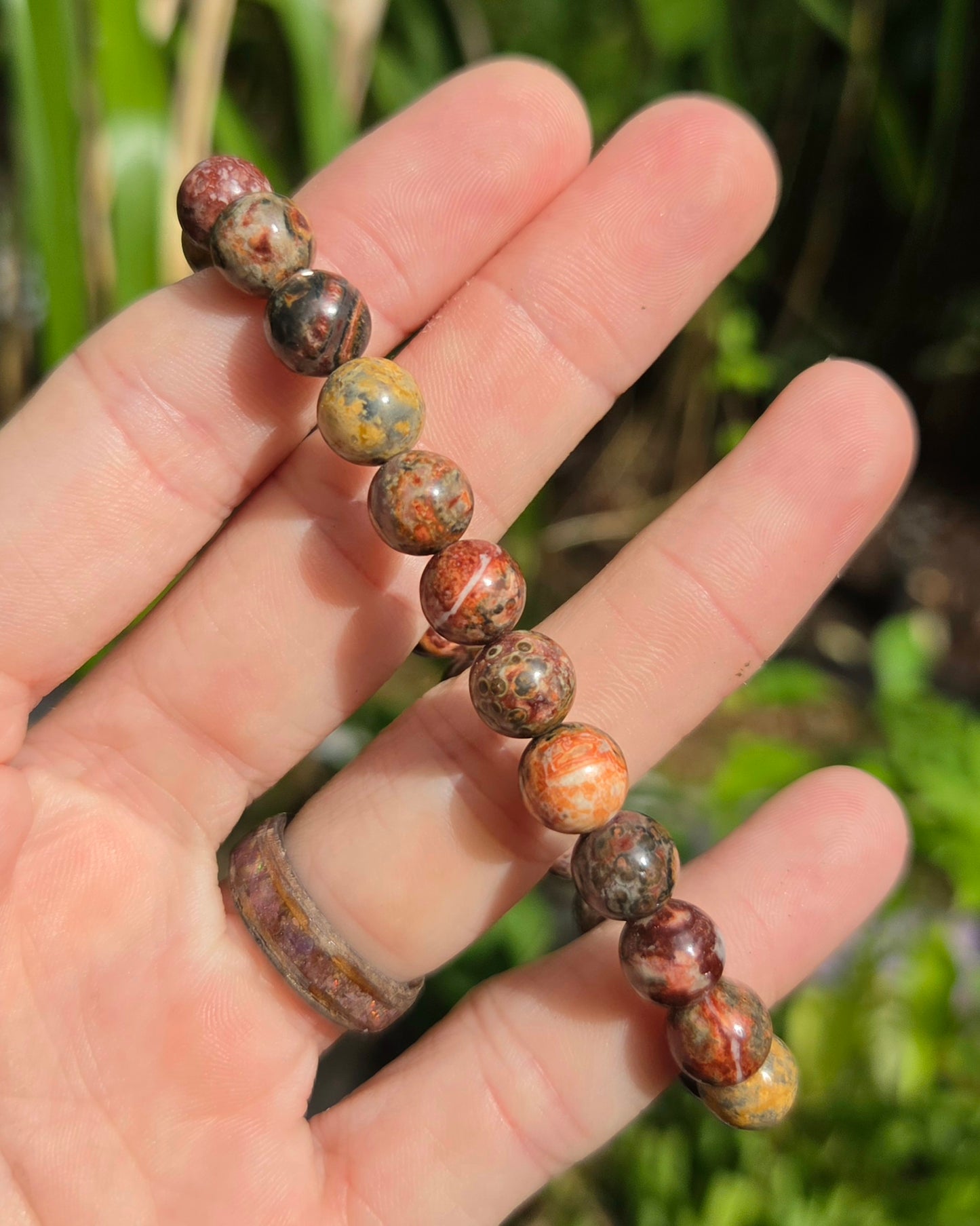 Leopard Jasper Stretchy Bracelet