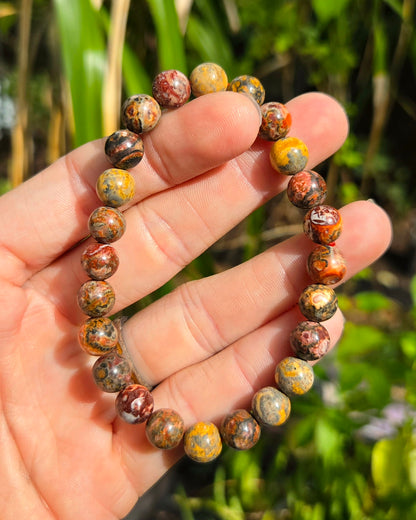 Leopard Jasper Stretchy Bracelet