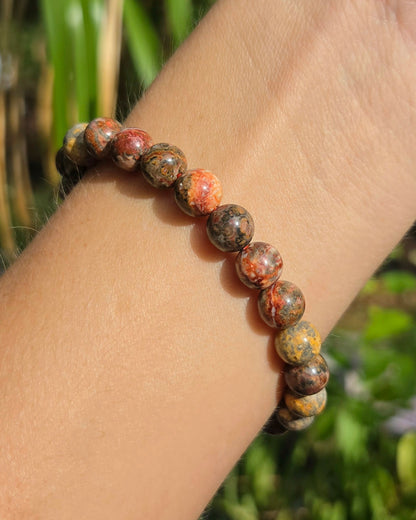 Leopard Jasper Stretchy Bracelet