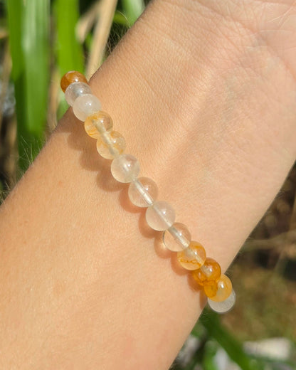 Golden Healer Quartz Stretchy Bracelet