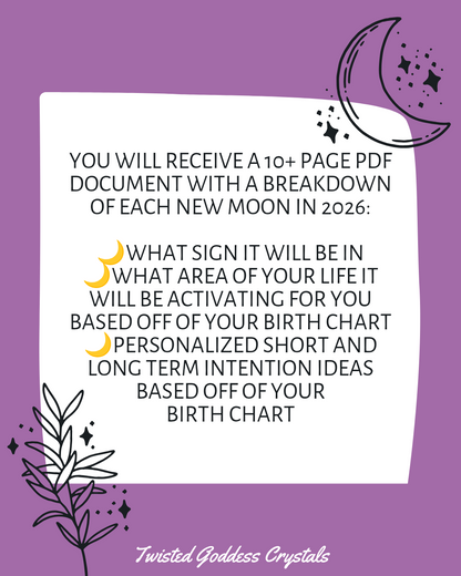 *Your Personal 2026 New Moon Manifestation Guide