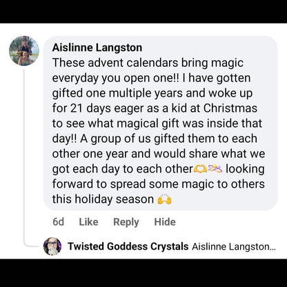 Yule Crystal Advent Calendar Pre-Order