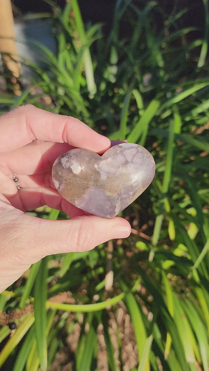 Gemmy Lepidolite Hearts