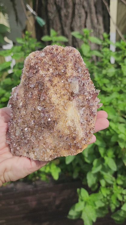 Red Phantom Quartz Clusters