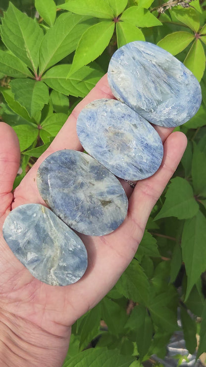 Blue Kyanite Palm Stone