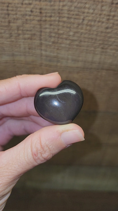 Rainbow Obsidian Small Heart