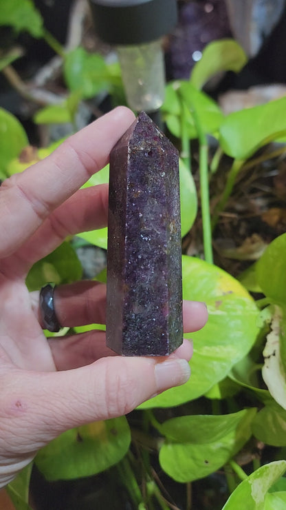 Dark Purple Unicorn Stone Tower