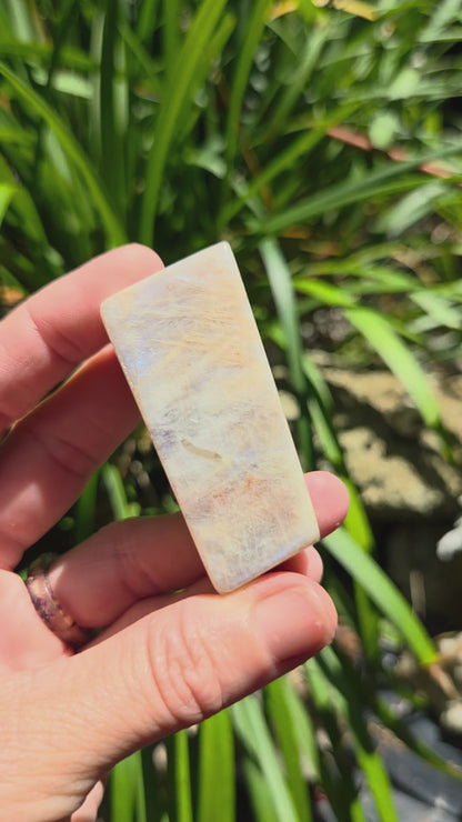 Rainbow Moonstone Angular Freeforms