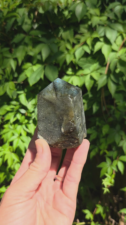 Labradorite Top Polished Obelisks