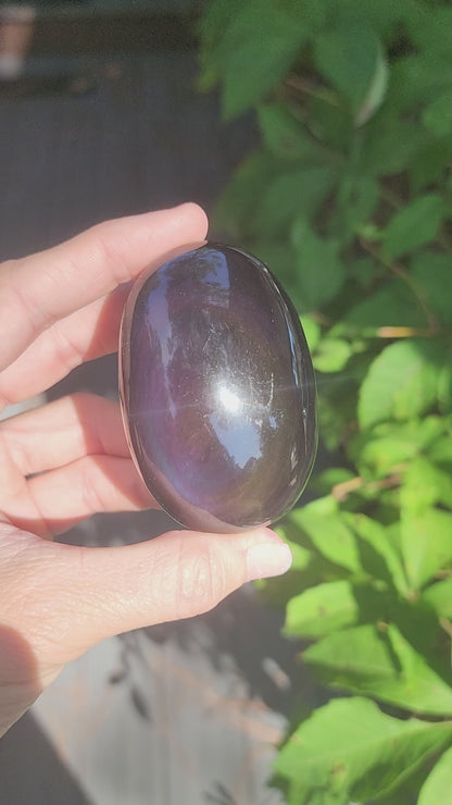 Rainbow Obsidian Palm Stones