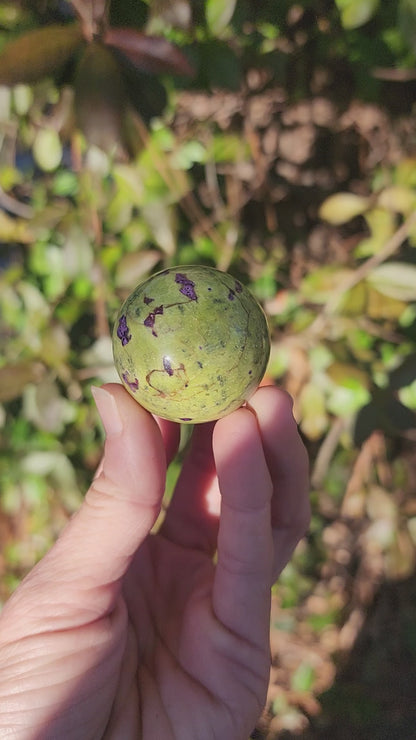 Atlantisite Sphere (Stichite in Serpentine)