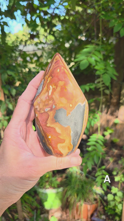 Polychrome Jasper Flames