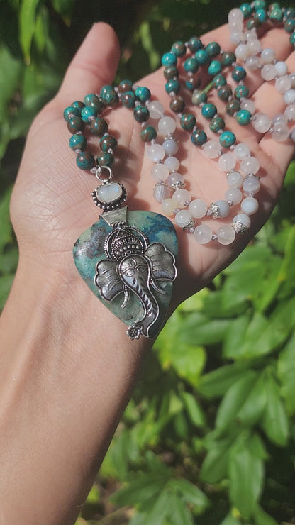 Quantum Quattro Ganesha Mala Necklace