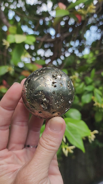 Druzy Peruvian Pyrite Sphere