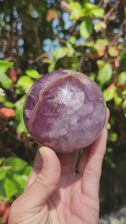 Purple Fluorite Sphere