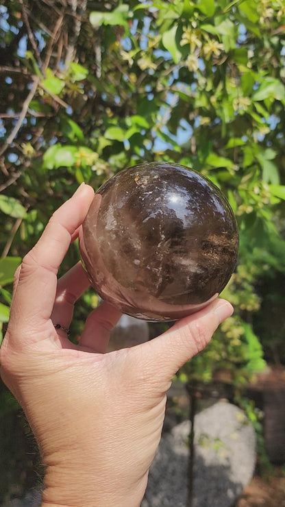 Smoky Quartz Sphere