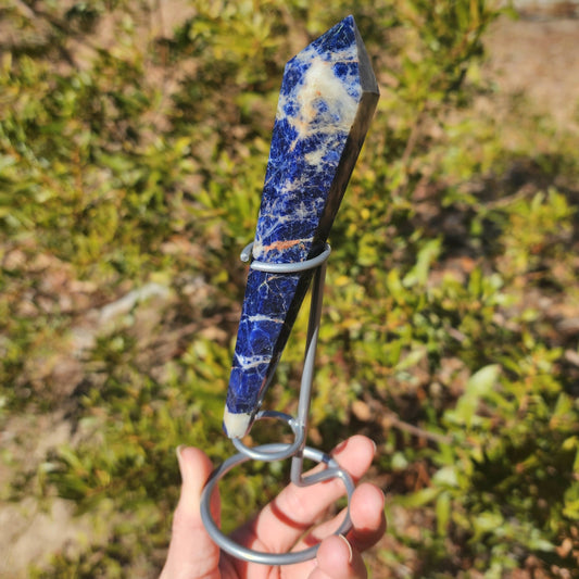 Sodalite Wand on Stand