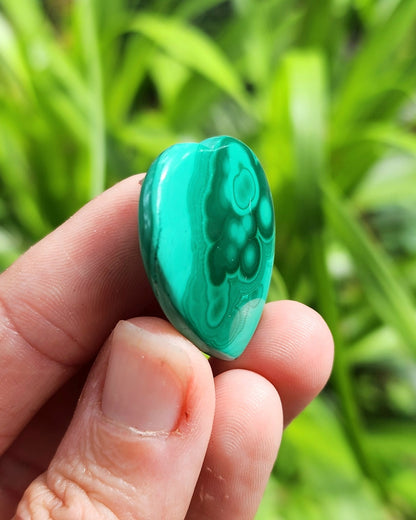 Malachite Small Heart