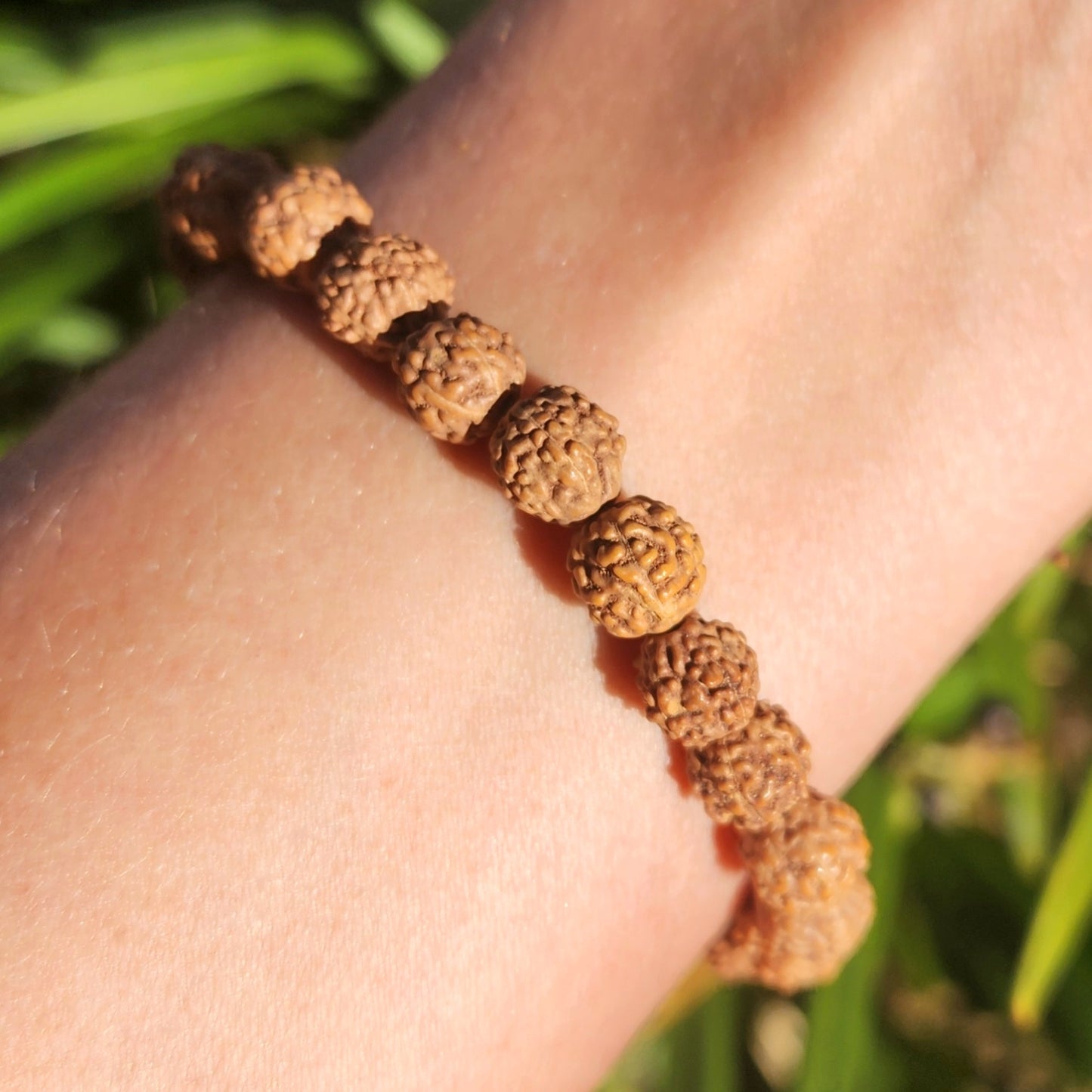 Rudraksha Seed Stretchy Bracelet