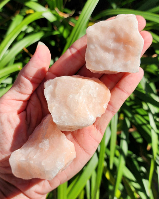 Rough Raw Pink Calcite