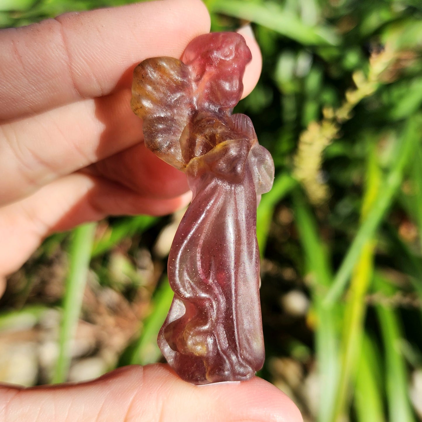 Yellow Fluorite Guardian Angel